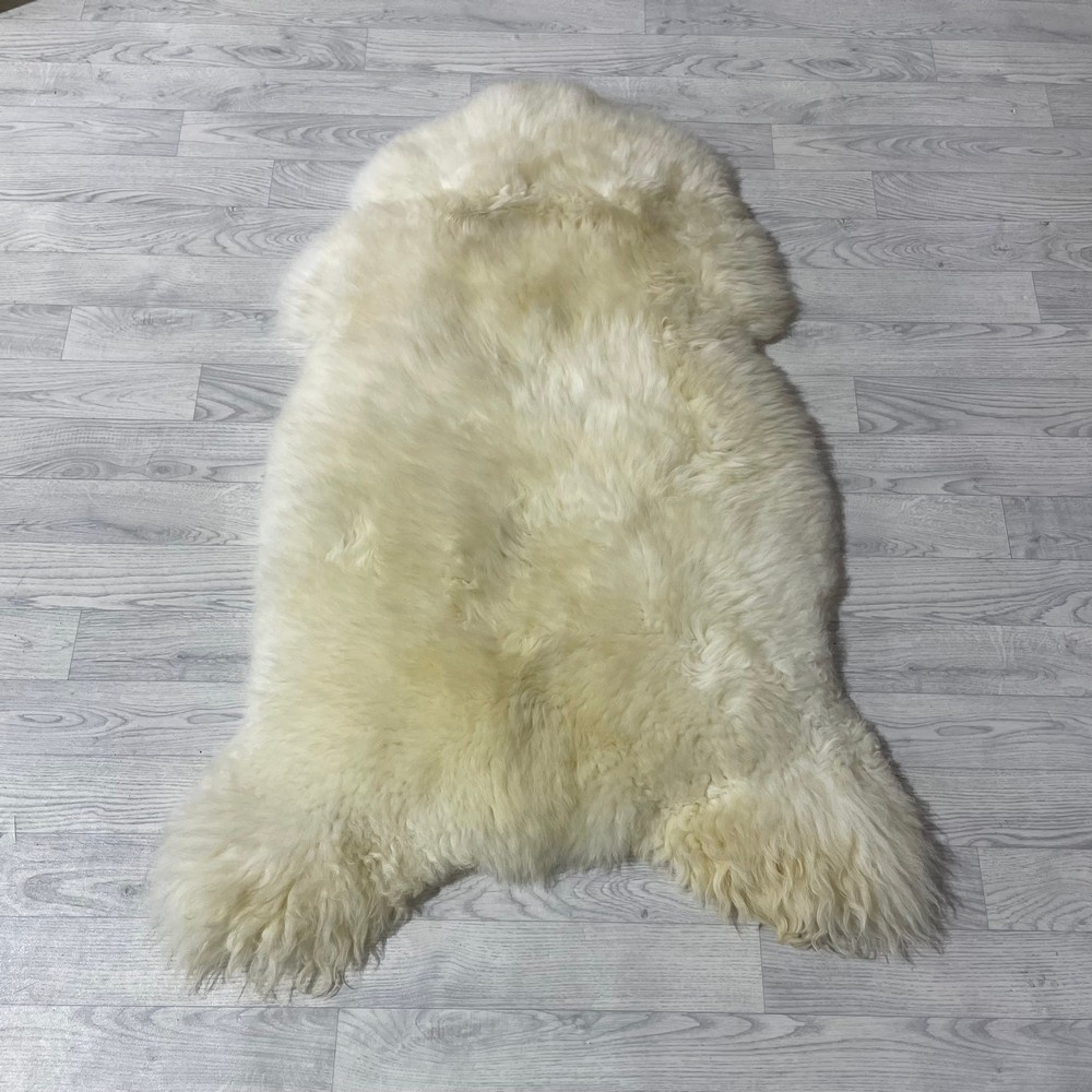 Lederstore Schapenvacht creme 130x90cm XXL