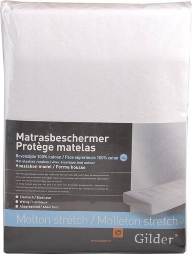 Gilder Molton Stretch Wit 160x220/180x200