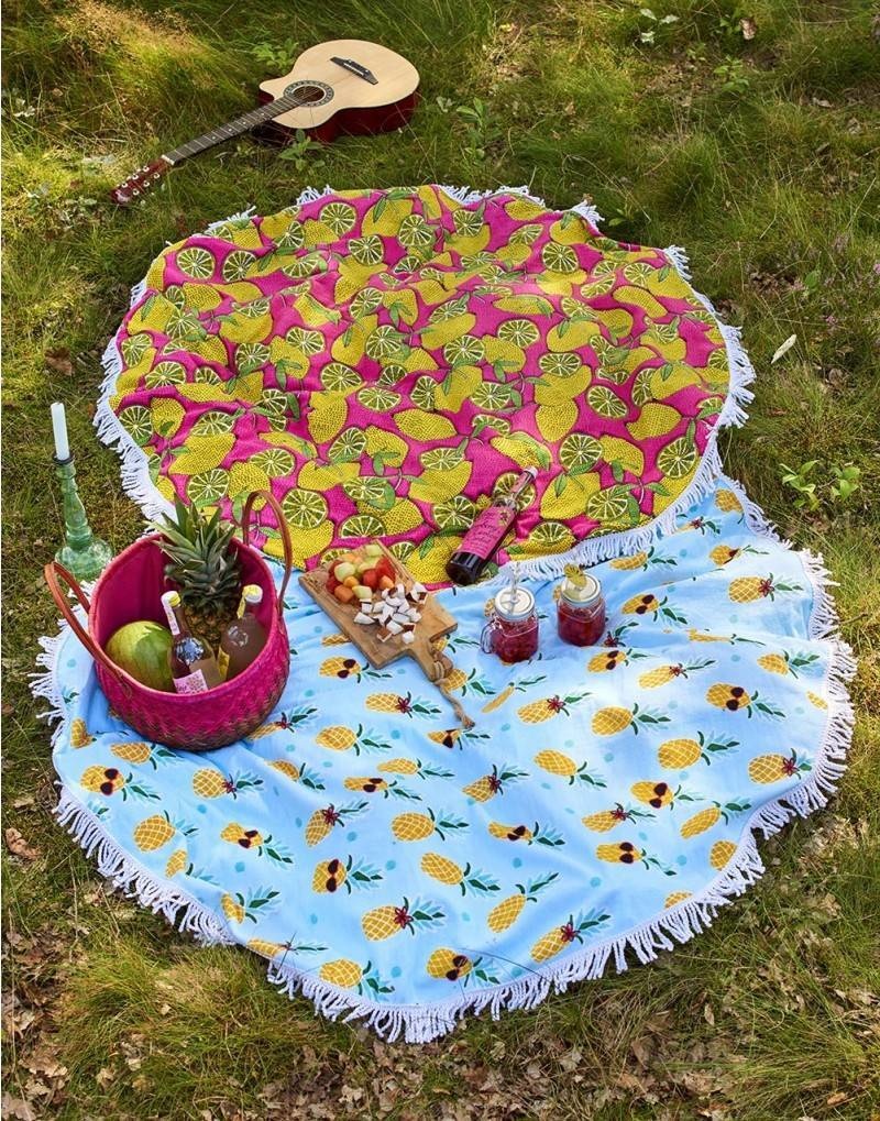 Covers & Co rond strandlaken Lemons