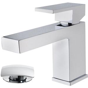 Xellanz Romo Eenhendel Wastafelkraan met Clickwaste - Chroom