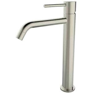 Wiesbaden Style XL Wastafelkraan - Verhoogd - Geborsteld Staal