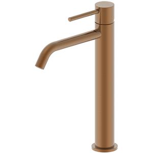 Wiesbaden Style XL Wastafelkraan - Verhoogd - Geborsteld Brons Koper