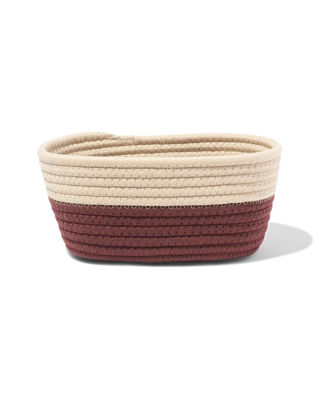 HEMA Mand 23x11cm touw beige-bruin