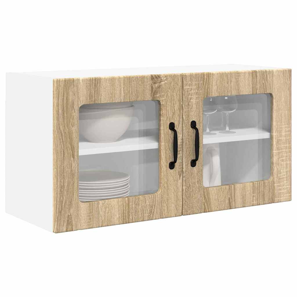 vidaXL Keukenkast aan de muur met plank Sonoma Eiken 80 x 31 x 40 cm