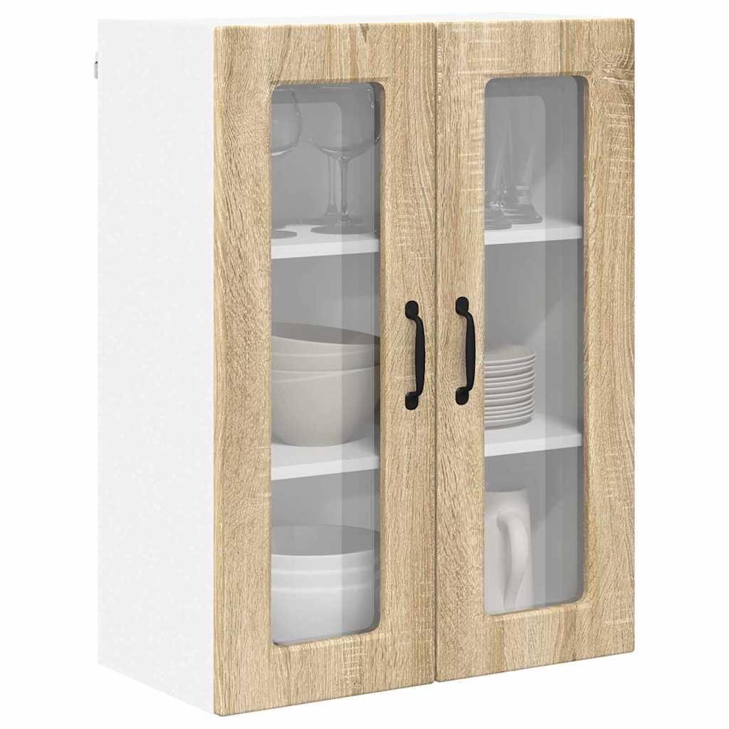 vidaXL Keukenkast aan de muur met plank Sonoma Eiken 60 x 31 x 80 cm
