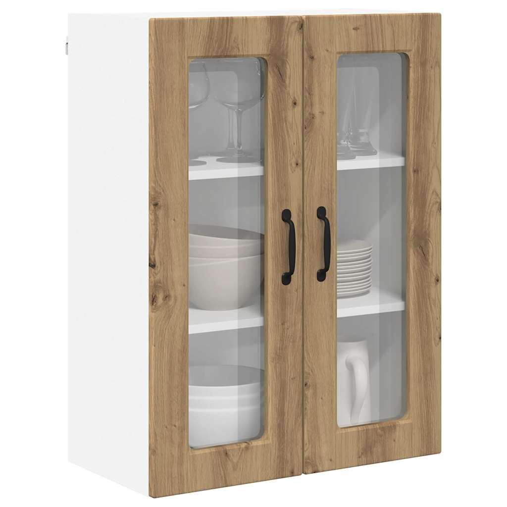 vidaXL Keukenkast aan de muur met plank Artisan Eiken 60 x 31 x 80 cm