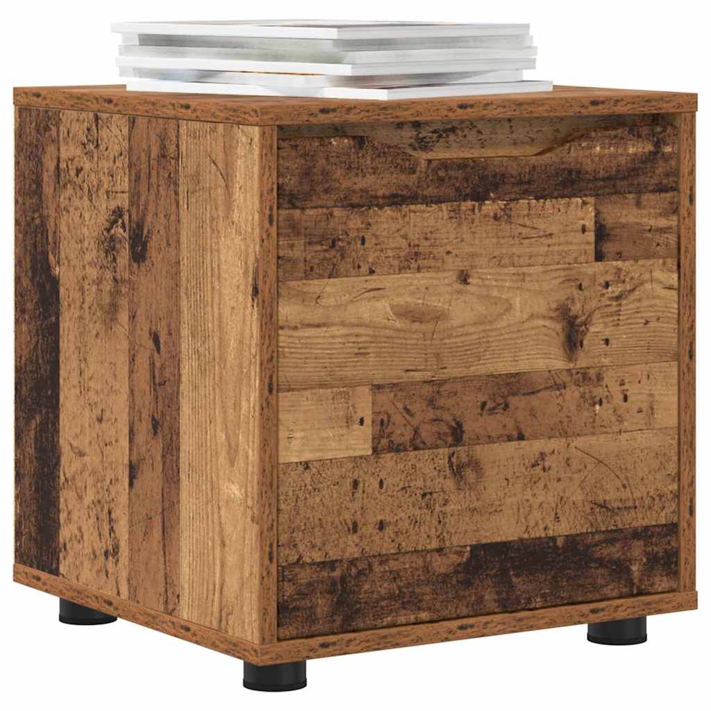 vidaXL Badkamer Kast Oud Hout 40,5 x 40 x 44 cm Bewerkt hout