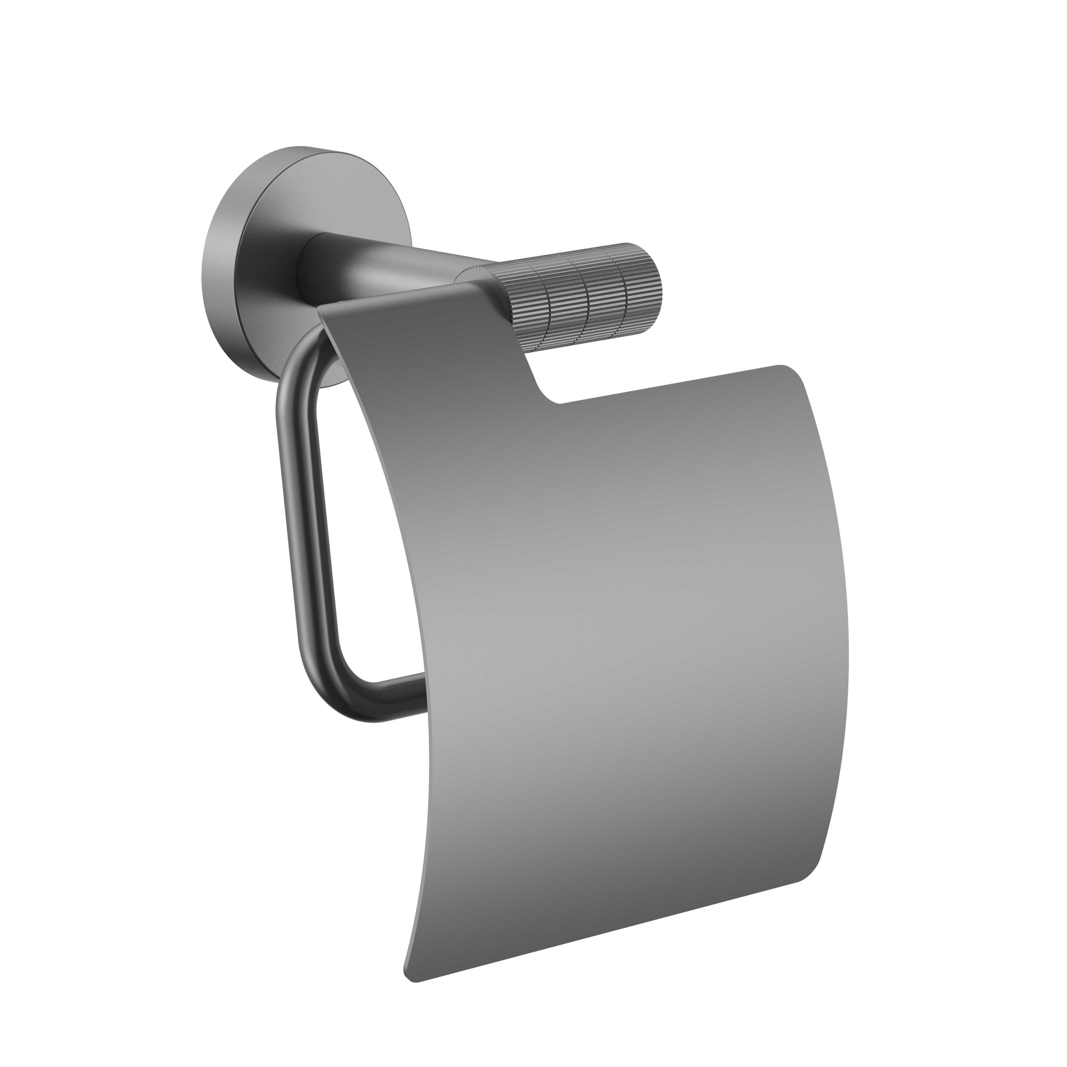 Boss & Wessing Toiletrolhouder BWS Sensa Met Klep Gunmetal PVD