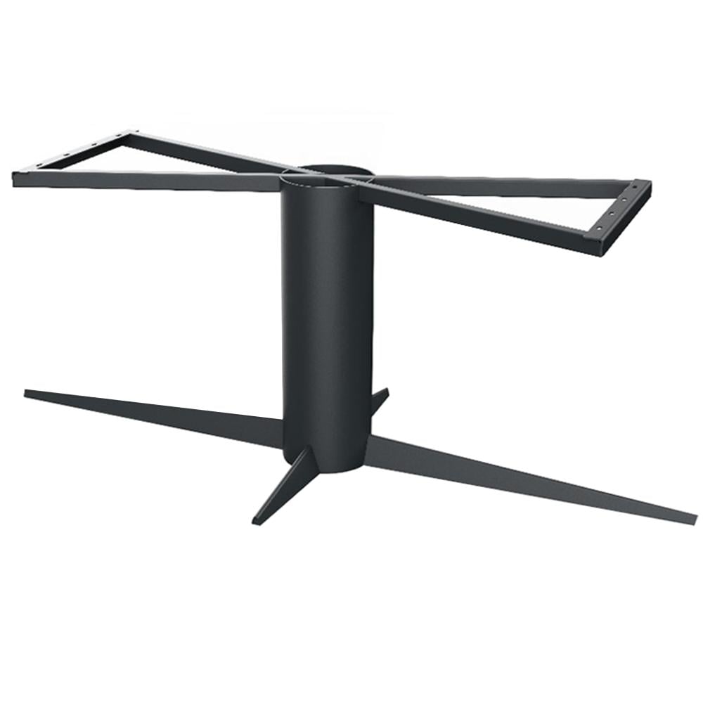 Furniture Legs Europe Stalen tafelonderstel zwart kolom 180 bij 78 cm en hoogte 73 cm