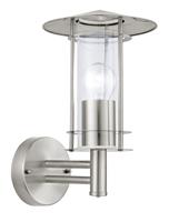 Eglo Buitenverlichting Wandlamp E27 RVS Helder Lisio