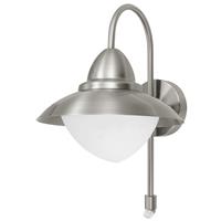 Eglo Buitenverlichting wandlamp Sidney RVS met bewegingssensor