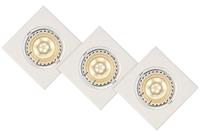 Lucide Focus Square Einbauspot (3er-Set)