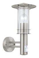Eglo Buitenverlichting Wandlamp Met Sensor RVS Helder Lisio