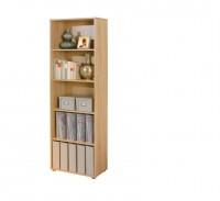 Inter Link Standregal mit 5 Fächern B60 cm beige