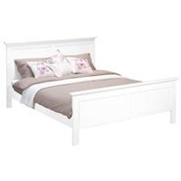 Leen Bakker Bed Fleur - wit - 160x200 cm