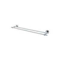 Plieger Murcia handdoekhouder dubbel 60 cm inox 4784130