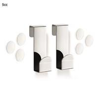 Zack Mitor haak 2.4x4.2x7.5cm voor douchewand set van 2 RVS 40262