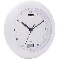 Balancetime Badkamer Klok met Thermometer 17 cm Analoog Wit