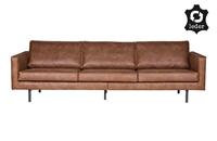 BePureHome Sofa Sofa Rodeo 3-Sitzer - Leder Cognac, freistellbar