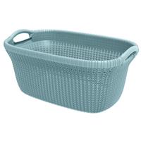 Curver knit heupwasmand - 40 liter - misty blue