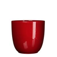 Micadecorations Bloempot Pot rond es21 tusca 23 x 25 cm d.rood Mica