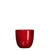 Micadecorations Bloempot Pot rond es/12 tusca 13 x 13.5 cm d.rood Mica