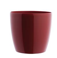 Bloempot Brussels diamond rond 14 cm lovely red 