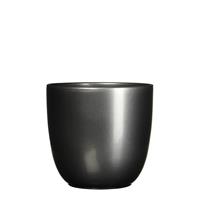 Micadecorations Bloempot Pot rond es/19 tusca 20 x 22.5 cm antraciet Mica