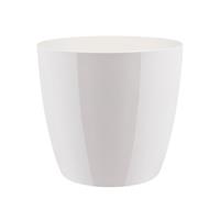 Elho Bloempot Brussels diamond rond 25 cm wit 