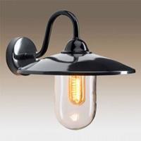 KS Verlichting wandlamp Brig zwart