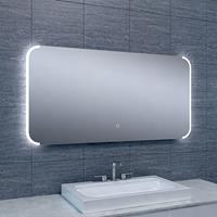 Douche Concurrent Wiesbaden Bracket Spiegel met LED verlichting & verwarming 120 x 60 cm