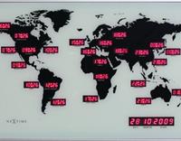 Huisenthuis.nl World Time Digit Wandklok