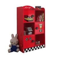 vipack boekenkast Racer - rood - 133x60x42 cm