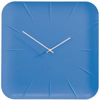 Sigel wandklok Inu, ft 35 x 35 x 4,5 cm, blauw