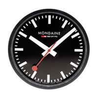 Mondaine Wandklok 25cm-zwart- A990.CLOCK.64SBB