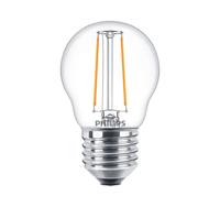 Philips kogellamp LED filament helder 2W (vervangt 25W) grote fitting E27