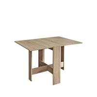 Leen Bakker inklapbare tafel Laugen - eikenkleur - 73,4x28x76 cm