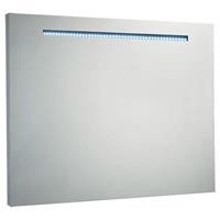 Aluminium spiegel met LED verlichting en onderverlichting 80 cm