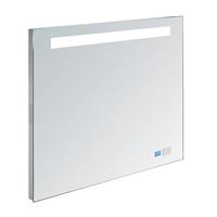 Douche Concurrent Aluminium spiegel met verlichting, radio en Bluetooth 80 cm