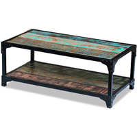 vidaXL Salontafel massief gerecycled hout