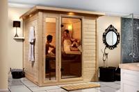 Karibu Sauna Mojave Bronzeglas Deur