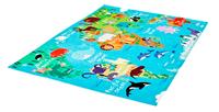 Obsession Kindervloerkleed My Torino Kids 233 Motief wereldkaart, kinderkamer