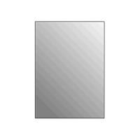 Plieger Basic 4mm rechthoekige spiegel 60x90cm zilver 4350980