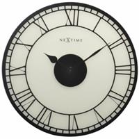 Huisenthuis.nl Wandklok  dia. 43 cm, melkglas