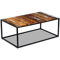 VidaXL Salontafel massief gerecycled hout 100x60x40 cm
