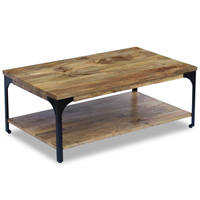 VidaXL Salontafel mangohout 100x60x38 cm