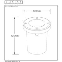 Lucide Alu Einbau Runde