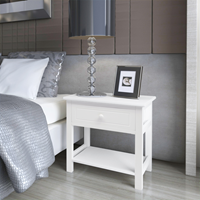 VidaXL Nachtkastjes 2 stuks hout wit