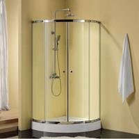 Sanilux Kwartronde douchecabine met schuifdeur 100 cm