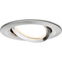 Paulmann Coin Slim 93877 LED-inbouwlamp 6.8 W Warm-wit IJzer (geborsteld)